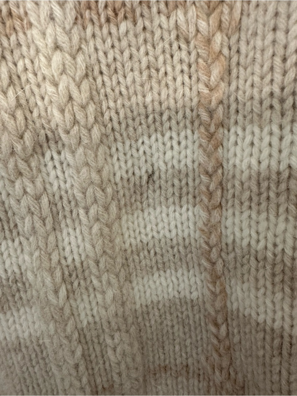 Talbots Cream and Tan Plaid Button-Front Cardigan - Picture 6 of 6